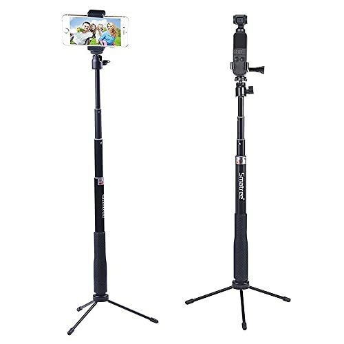 36.6” Telescoping Selfie Stick with Tripod for DJI OSMO Action 6