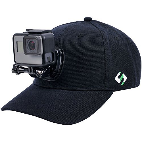 Baseball Hat with Quick Release Buckle Mount Compatible for GoPro 5 Session Hero 10/9/8/7/6/
