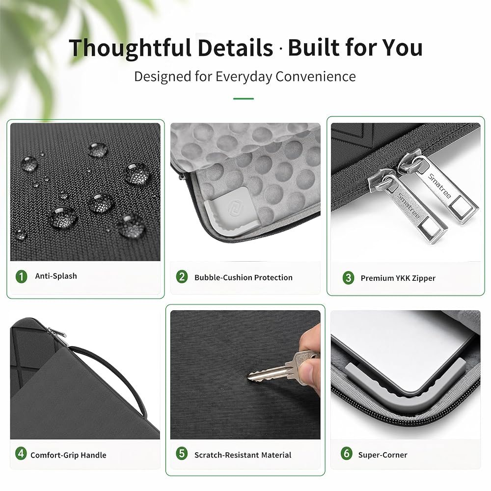 EliteFlow Laptop Sleeve Case for 13 inch Apple MacBook Neo 2026 — view 6