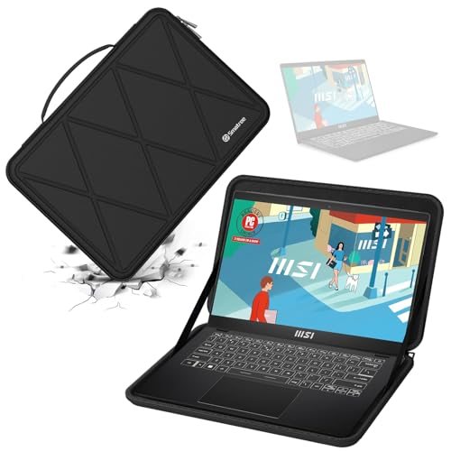 Hard EVA Protective Case for 14 inch MSI Modern 14 F13M/B5M/B4MW