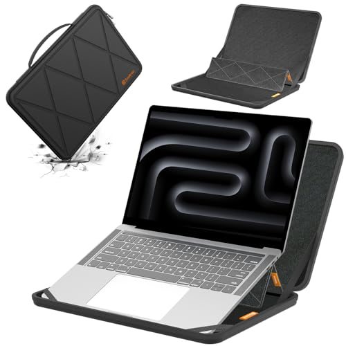 MS50T Hard EVA Protective Sleeve with Stand for MacBook