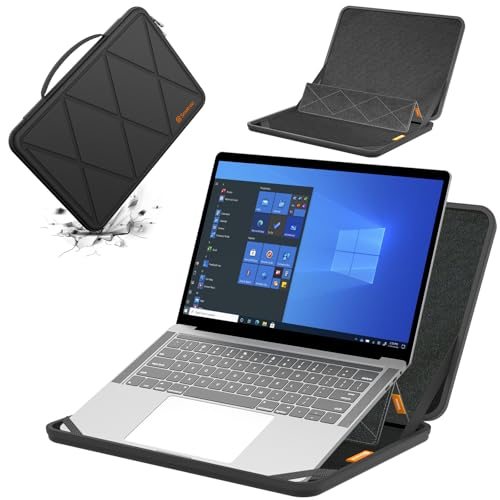 MS63 Hard EVA Protective Case with Stand for 14inch HP 14-dq0040nr