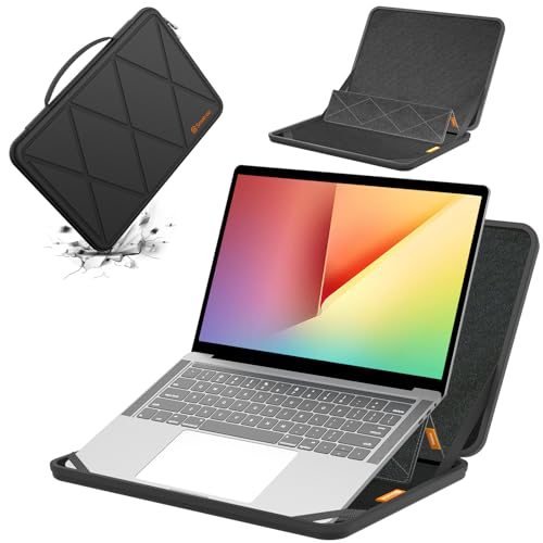 MS82 Hard EVA Case with Stand for 15.6 inch ASUS Vivobook 15X OLED