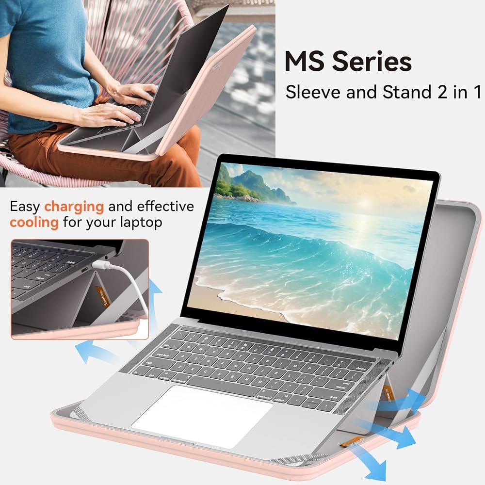 MS89 Hard EVA Sleeve with Stand for 16" Lenovo ThinkBook 16 Gen 8 — view 5