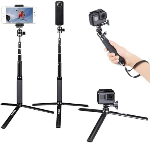 Selfie Stick Telescoping for OSMO 360/GoPro Hero 13/12/ 11/10