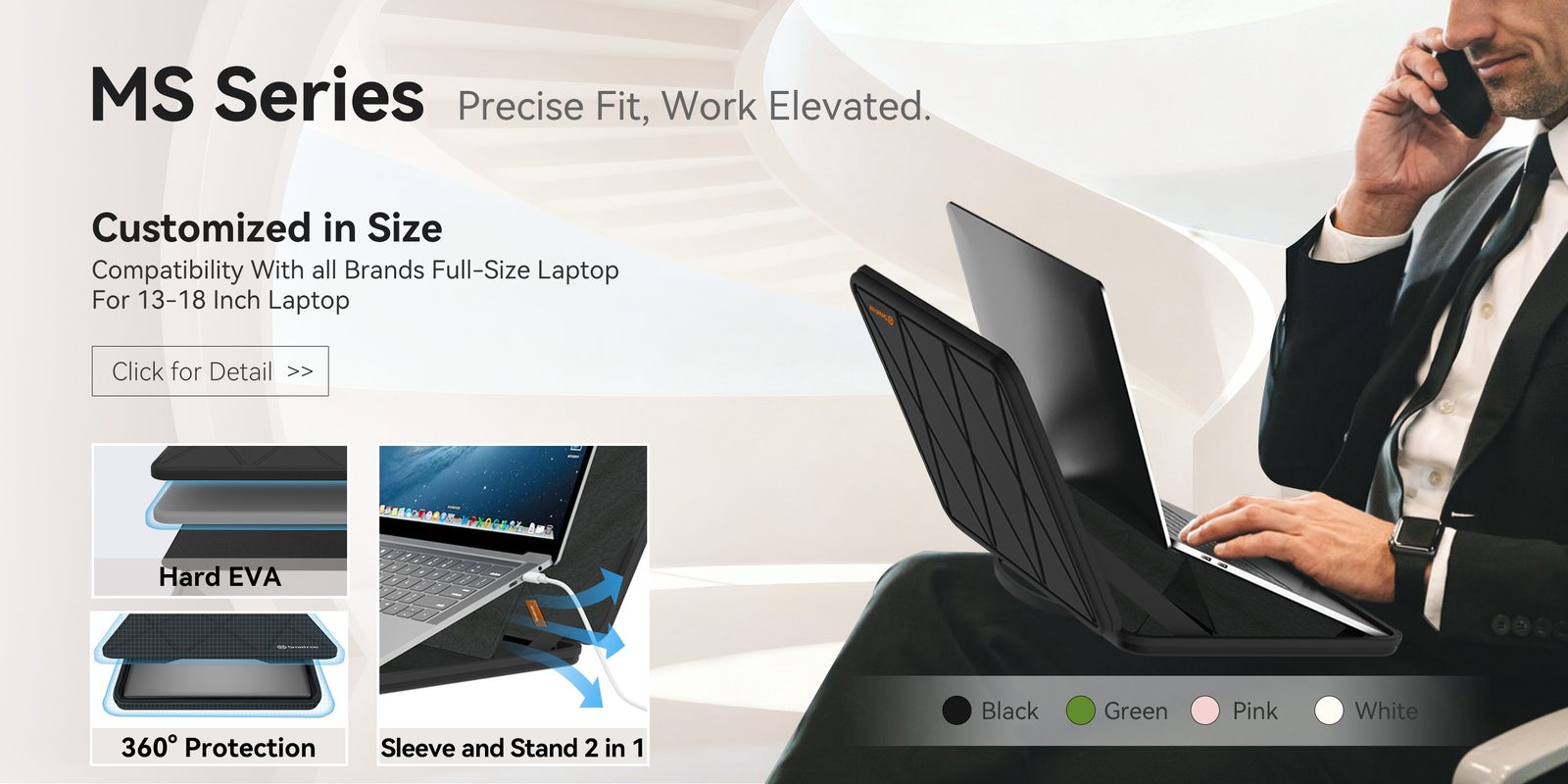 Hard cases with a built-in stand